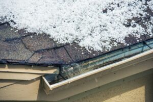 Roof Hail Damage in Woodland Park