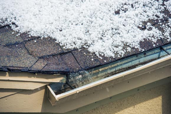 Hail damage roof repair in Monument, CO