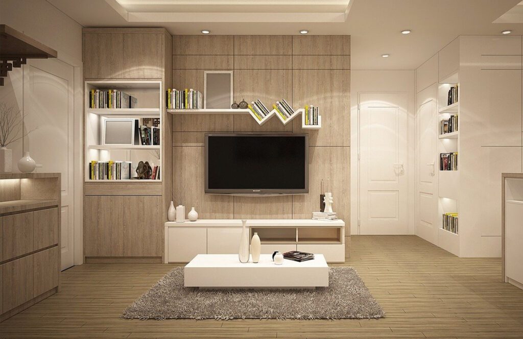 Basement furnished in a home remodeling in Fountain, CO