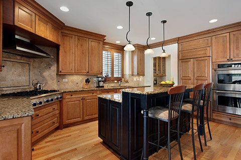 a modern kitchen with Kitchen Cabinet Installation in Colorado Springs, Monument, Pueblo, Fountain, Woodland Park, CO